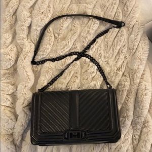 Rebecca Minkoff Chevron Quilted Love crossbody